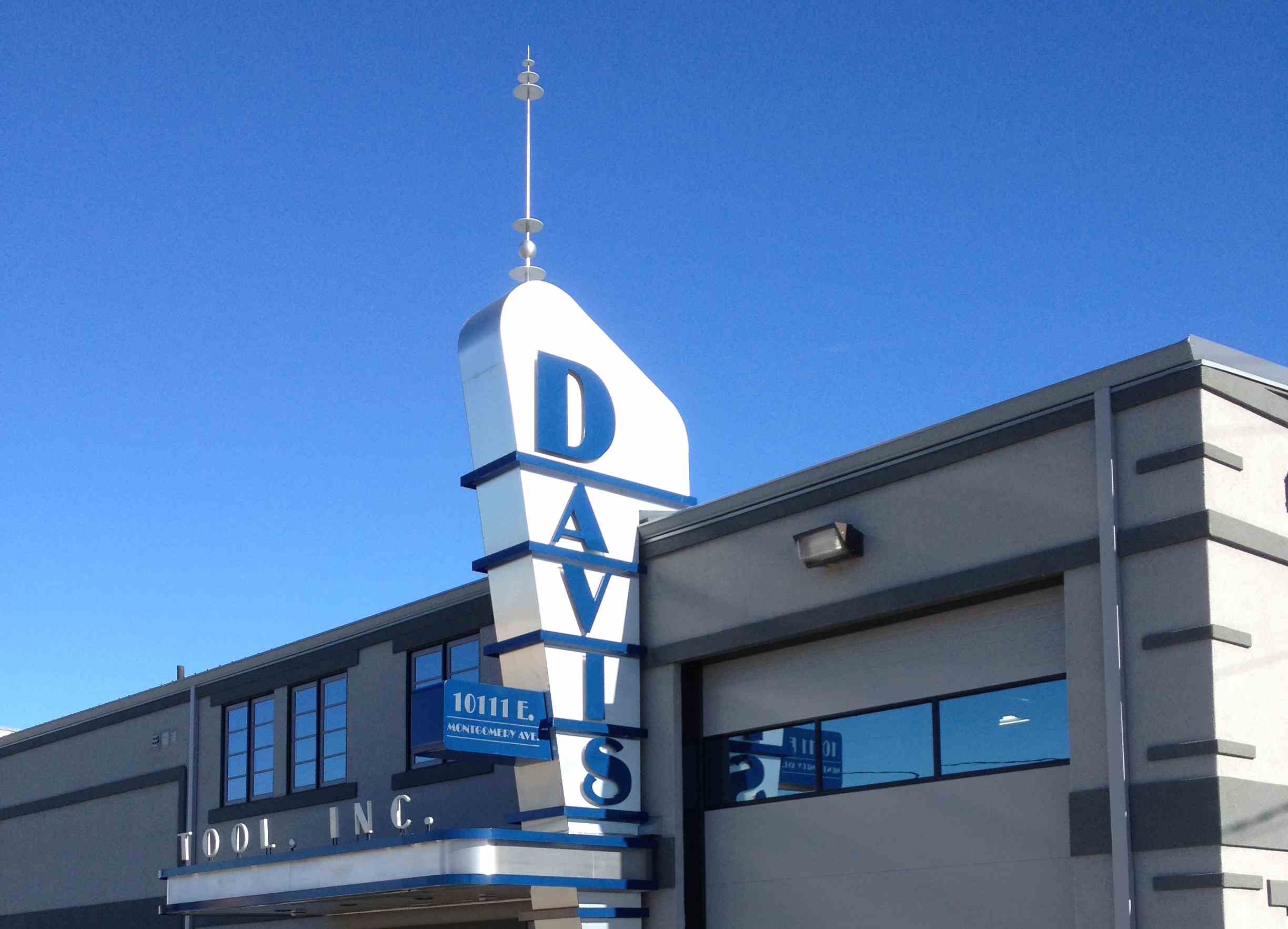 Davis Tool's from the outside of the building